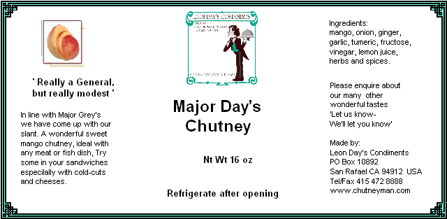 major days chutney
