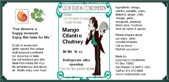 mango cilantro chutney