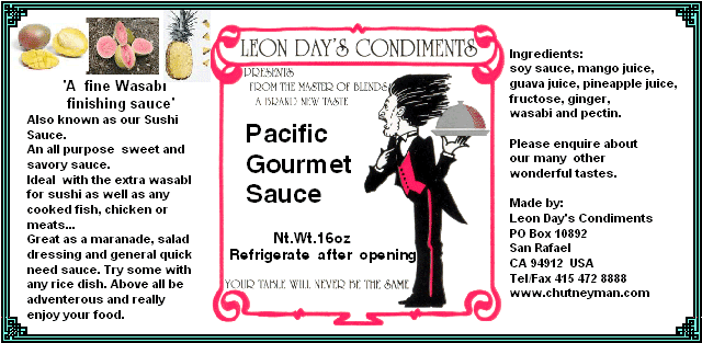 pacific gourmet sauce