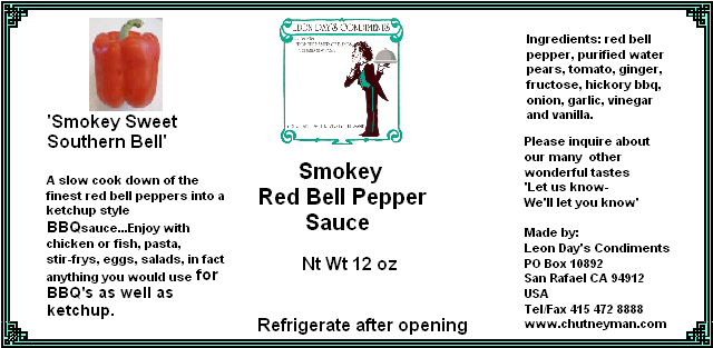 smokey red bell pepper sauce